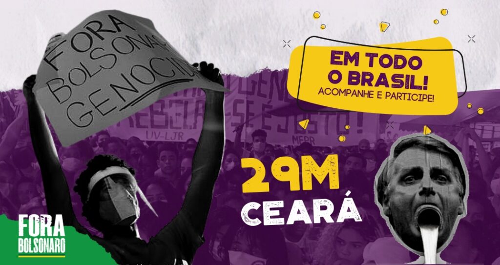 #29M no Ceará: Ir às ruas cuidando da vida