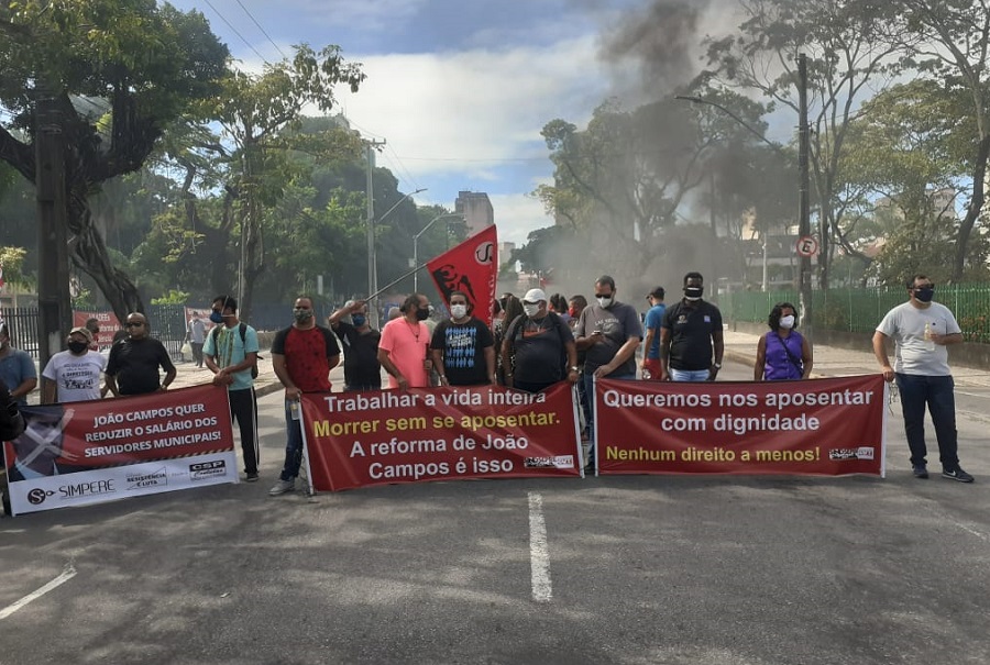 Prefeito do Recife, João Campos (PSB), ataca servidores municipais com reforma neoliberal da previdência