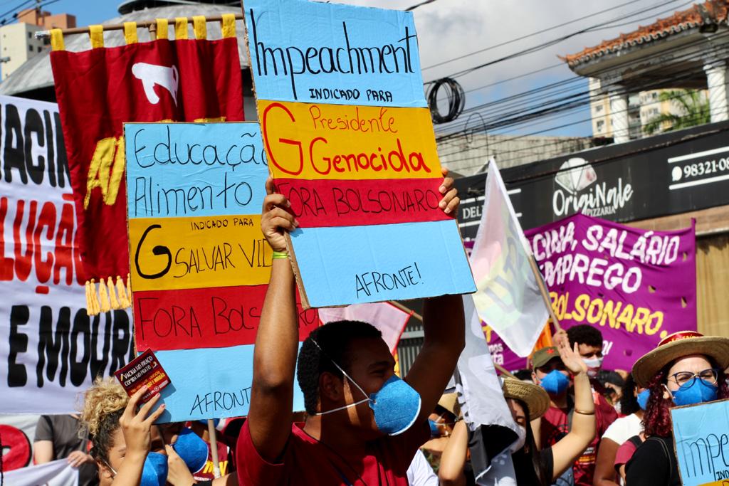 No Pará, ato do 19J foi resposta à visita de Bolsonaro ao estado