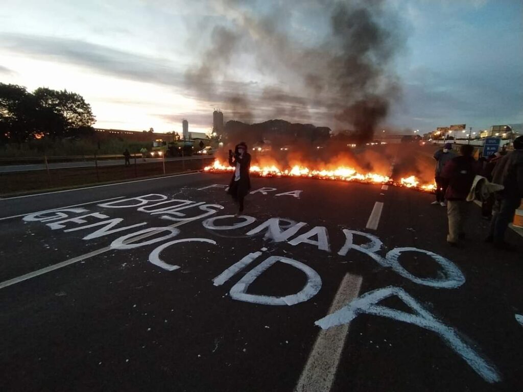 Povos indígenas protestaram em todo o País neste dia 30, contra o marco temporal