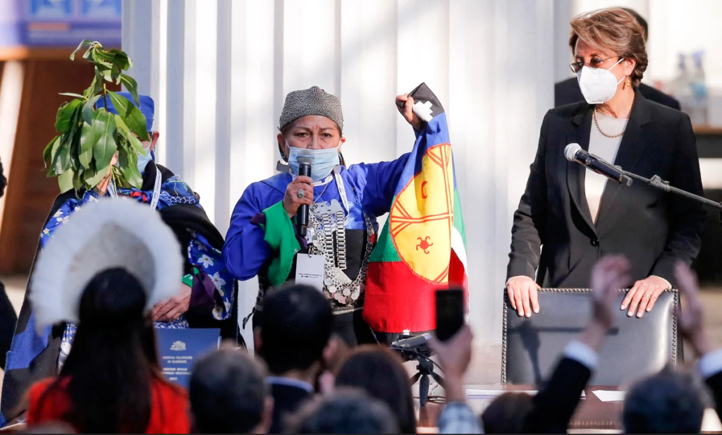 La nueva constitucion comienza con lucha y presidencia del pueblo Mapuche