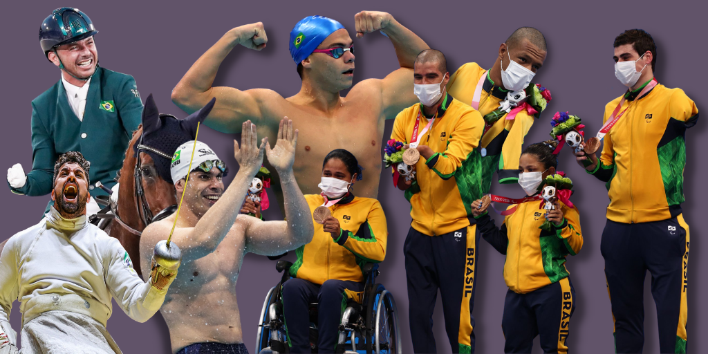 Com oito medalhas, Brasil ocupa décima posição no ranking paraolímpico