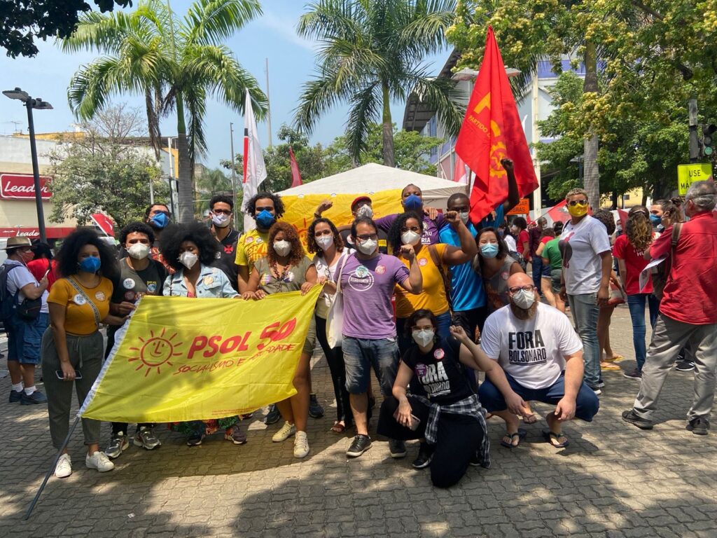 Mais um dia de luta pelo Fora Bolsonaro no subúrbio do Rio de Janeiro
