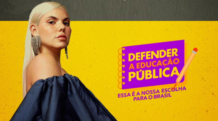 ANDES lança campanha em defesa da educação com show de Duda Beat nas redes