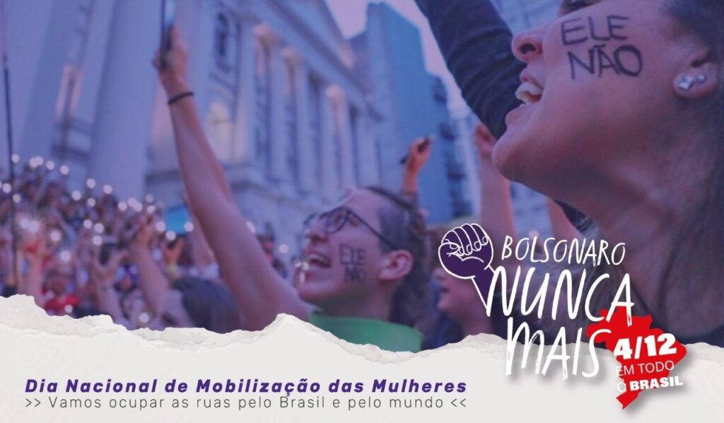 Bolsonaro Nunca Mais: Leia o manifesto convocando os atos das mulheres no dia 04