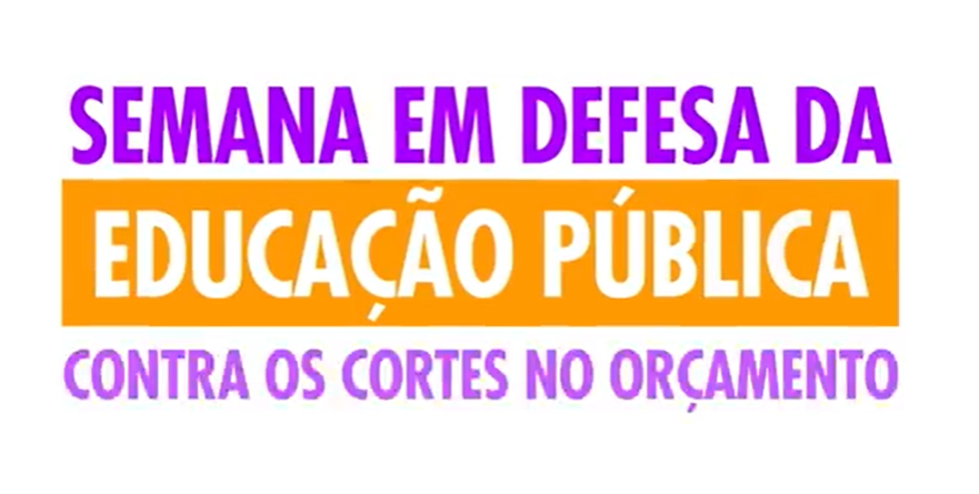 Semana será de luta em defesa da educação e contra os cortes orçamentários