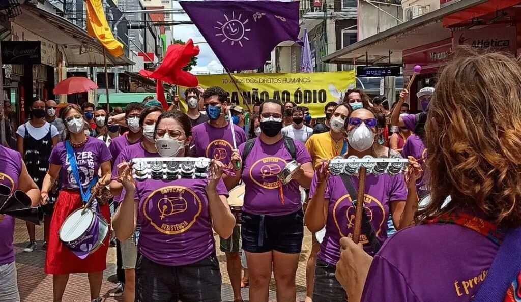 Março feminista: enfrentar o genocídio, a violência política, a fome e a pobreza menstrual