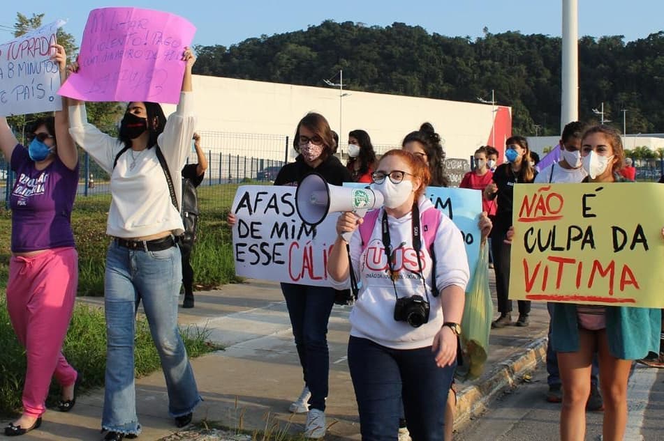Baixada Santista pela vida das mulheres e contra o Bolsonaro