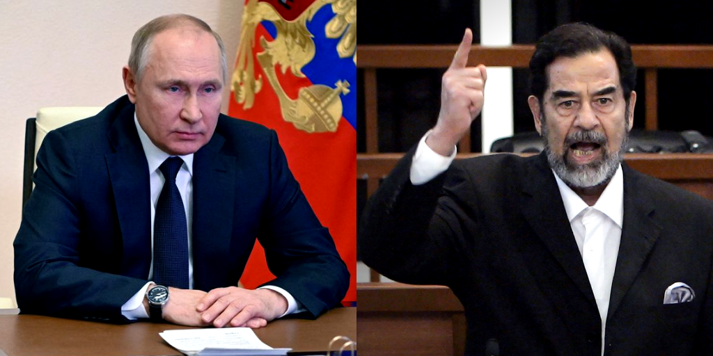 A Guerra de Putin na Ucrânia: nos passos de Saddam Hussein