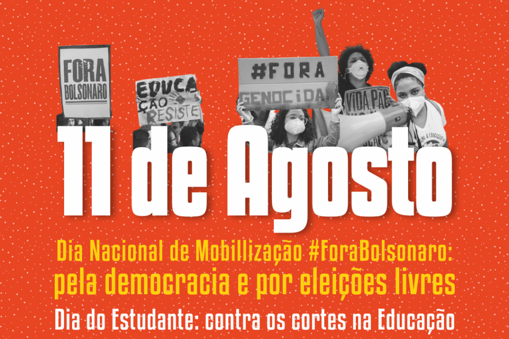 Dia 11: Confira a lista dos atos em defesa da democracia e por eleições livres